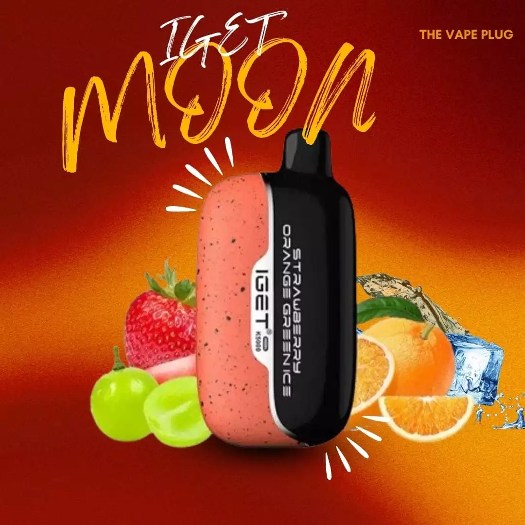 IGET Moon K5000 Puffs - Melon Pineapple Orange Low Nicotine Disposable Vape Pen - Buy Authentic & Original Online from Australian Warehouse