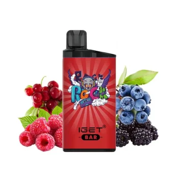 IGET Bar 3500 Puffs Quadruple Berry Disposable Vape Australia OZeCig