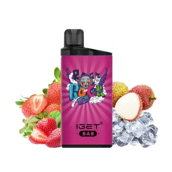 IGET Bar 3500 Puffs Strawberry Lychee Disposable Vape Australia OZeCig