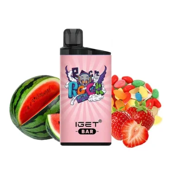 IGET Bar 3500 Puffs Strawberry Watermelon Hard Candy Flavour Disposable Vape Australia OZeCig