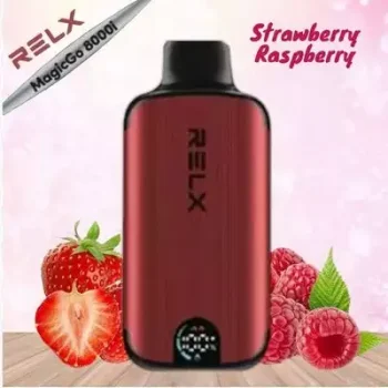 RELX MagicGo 8000 Puffs Strawberry Raspberry 8000 Puffs Disposable Vape Australia OZeCig