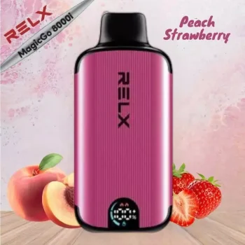 RELX MagicGo 8000i Peach Strawberry 8000 Puffs Disposable Vape Australia OZeCig