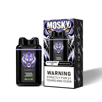 MOSKY NASAL 8000 Puffs Blackberry Ice Disposable Vape Australia OZeCig