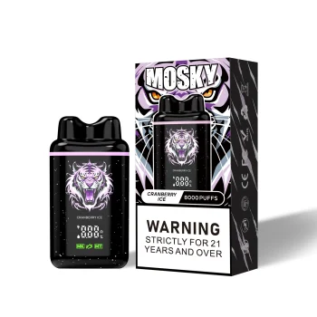 MOSKY NASAL 8000 Puffs Cranberry Ice Disposable Vape Australia OZeCig