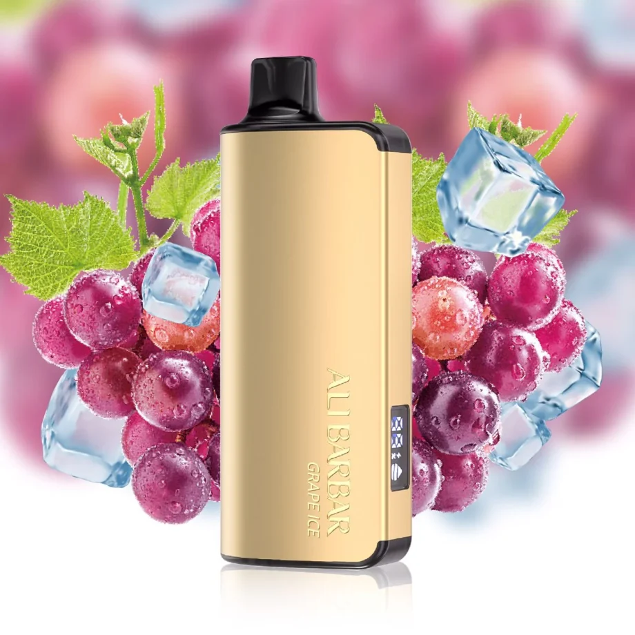 ALIBARBAR INGOT 9000 Puffs  Grape Ice Disposable Vape Australia OZeCig