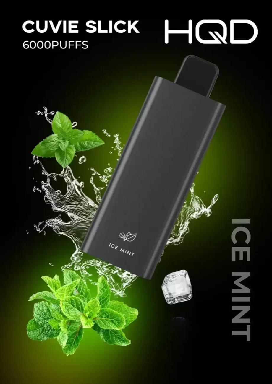 HQD Cuvie Slick 6000 Puffs - Lush Ice, Low Nicotine, Rechargeable Disposable Vape - Buy Online from Australian Warehouse