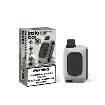INSTABAR WT 15000 Puffs Blue Cotton Candy  Disposable Vape Australia OZeCig