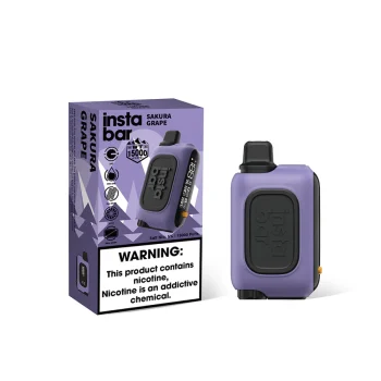 INSTABAR WT 15000 Puffs Sakura Grape Disposable Vape Australia OZeCig