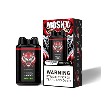 MOSKY NASAL 8000 Puffs Watermelon Ice Disposable Vape Australia OZeCig