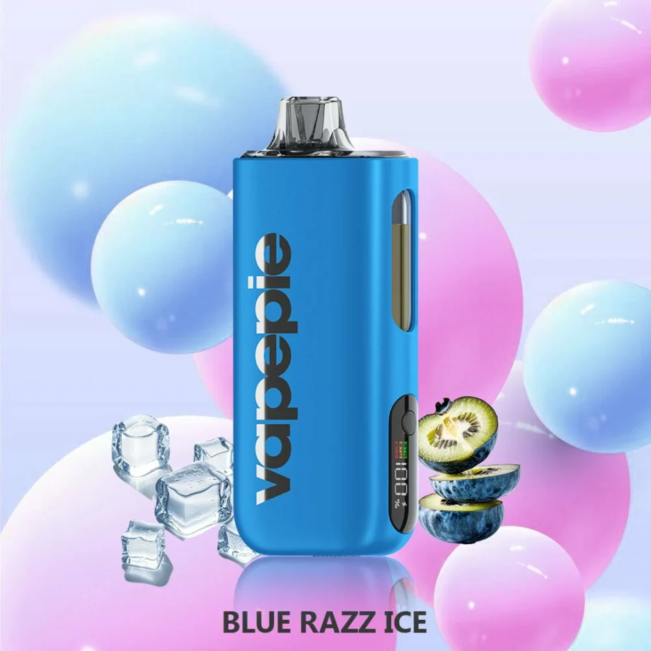 VAPEPIE MAX 40000 PUFFS BLUE RAZZ ICE Disposable Vape Australia OZeCig