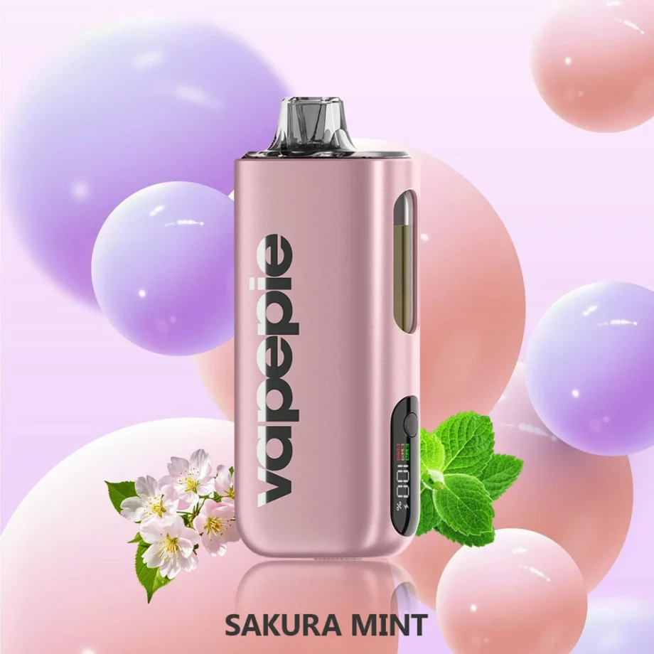VAPEPIE MAX 40000 PUFFS SAKURA MINT Disposable Vape Australia OZeCig