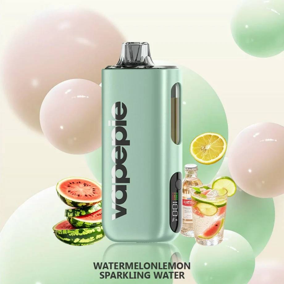VAPEPIE MAX 40000 PUFFS WATERMELON LEMON SPARKLING WATER Disposable Vape Australia OZeCig