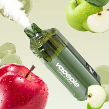 VAPEPIE Crystal Pop 15000 PUFFS Double Apple Disposable Vape Australia OZeCig