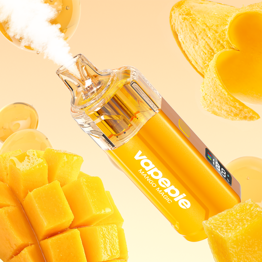 VAPEPIE Crystal Pop 15000 PUFFS Mango Magic Disposable Vape Australia OZeCig