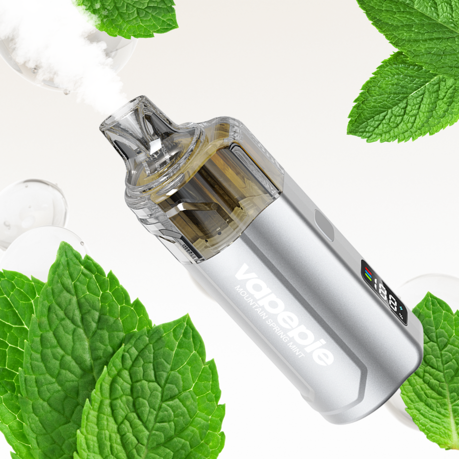 VAPEPIE Crystal Pop 15000 PUFFS Mountain Spring Mint Disposable Vape Australia OZeCig